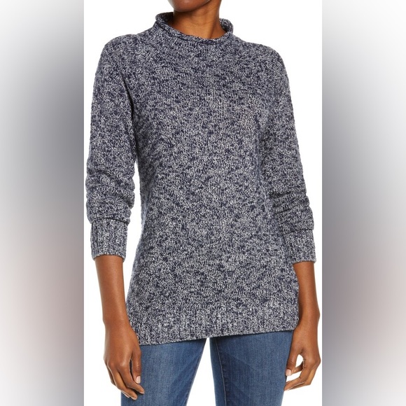 L.L. Bean Sweaters - L.L. Bean Women’s Cotton Ragg Funnelneck Pullover Sweater.